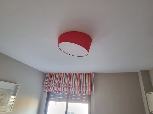 Lámpara de techo [ pantalla asimétrica]