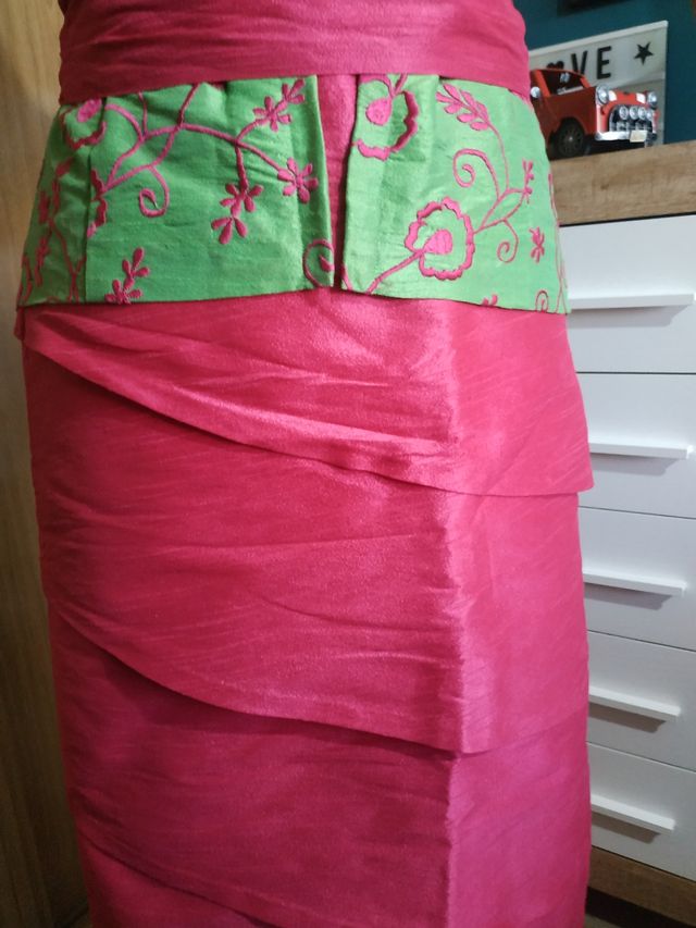 conjunto seda para ceremonia, talla 44, OFERTA HOY