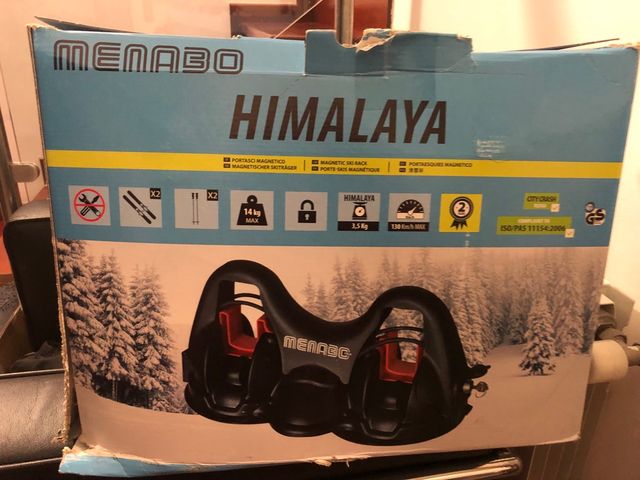 Porta esquíes magnético 