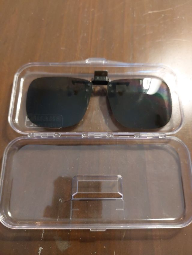 Lentes clip-on para o sol