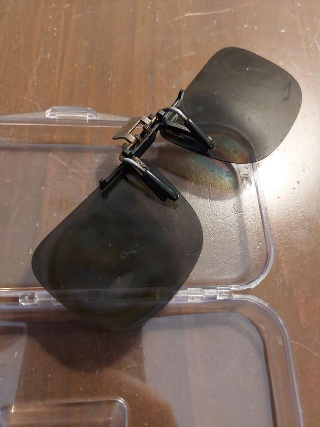 Lentes clip-on para o sol