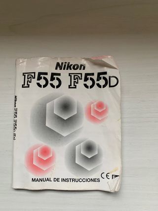 Cámara fotográfica reflex NIKON F55 +bolsa funda
