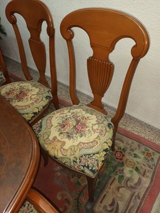 Salon comedor señorial madera Raiz