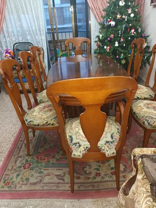 Salon comedor señorial madera Raiz