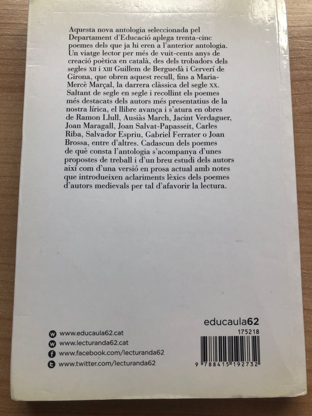 Nova antologia de poesia catalana