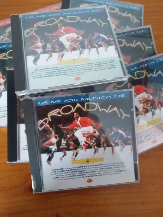 Lote 7 CD musicales de Broadway