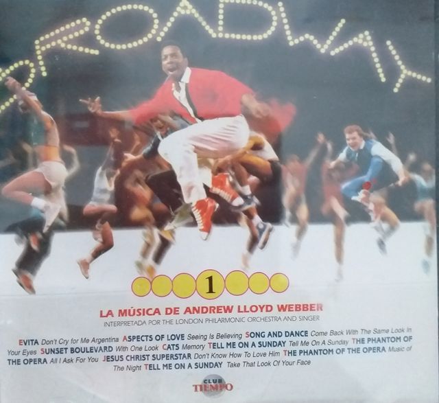 Lote 7 CD musicales de Broadway