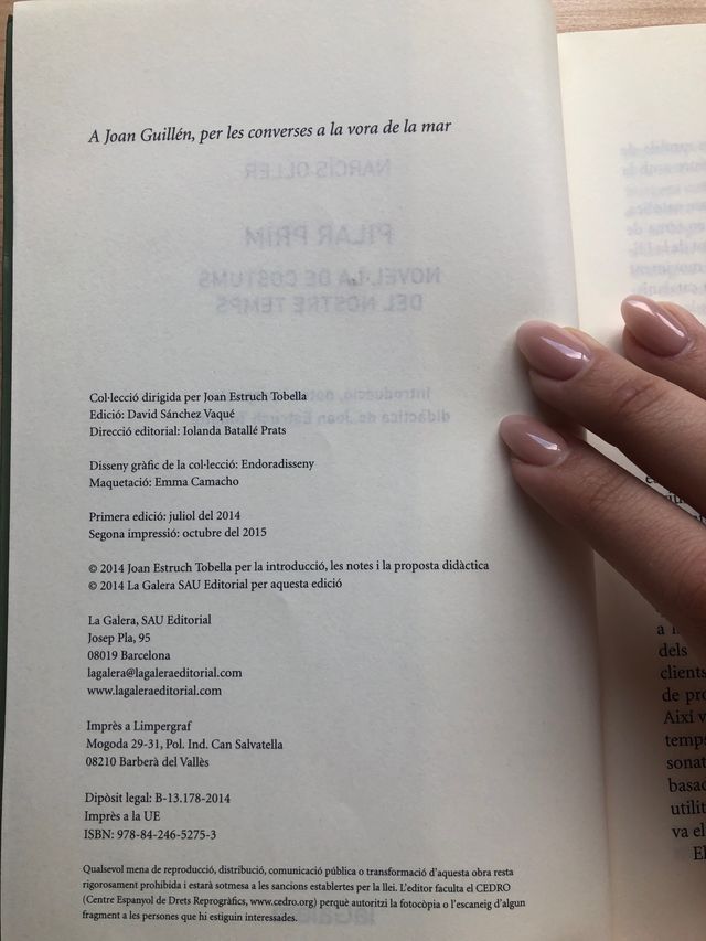 Pilar Prim - Narcís Oller