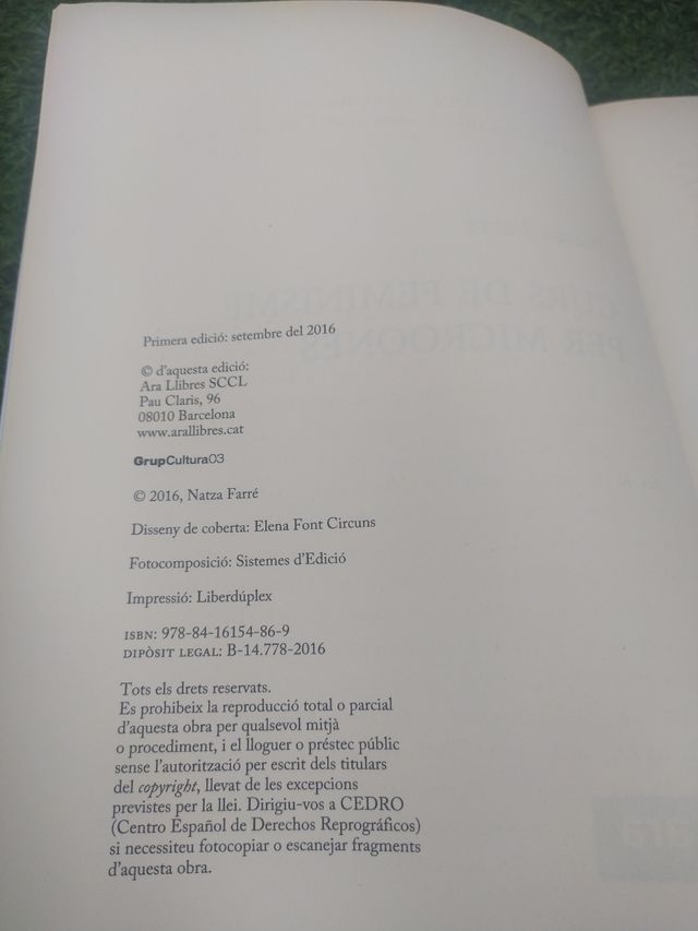 Curso de feminisme per microones