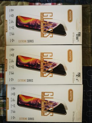 3€=3 protectores cristal templado Huawei P30