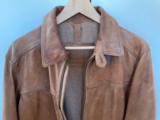 Chaqueta de cuero Massimo Dutti