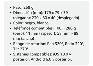 Hohem iSteady X Estabilizador Movil Gimbal