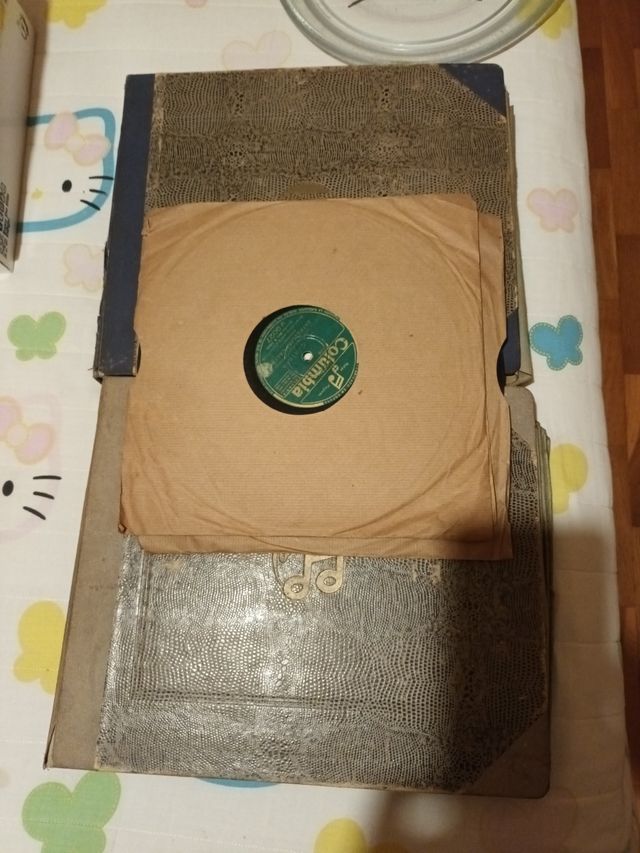 DISCOS DE PIZARRA PARA GRAMOFONO