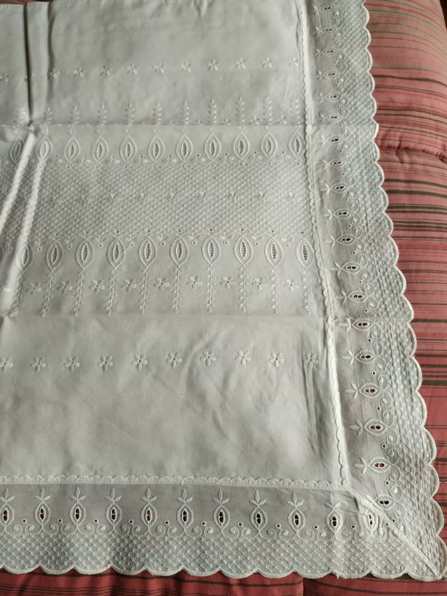 LENZUOLO RICAMO SVIZZERO