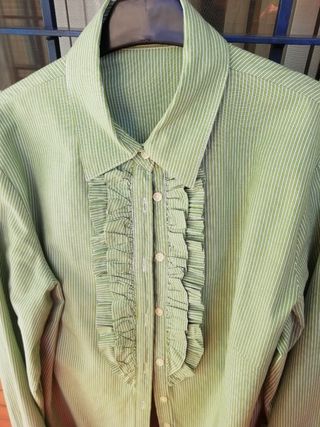 CAMISA MUJER DE ALGODÓN TALLA 46.