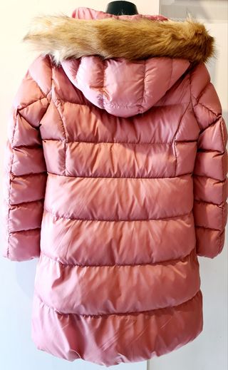 Abrigo ultraligero Uniqlo niña talla 13 rosa XS