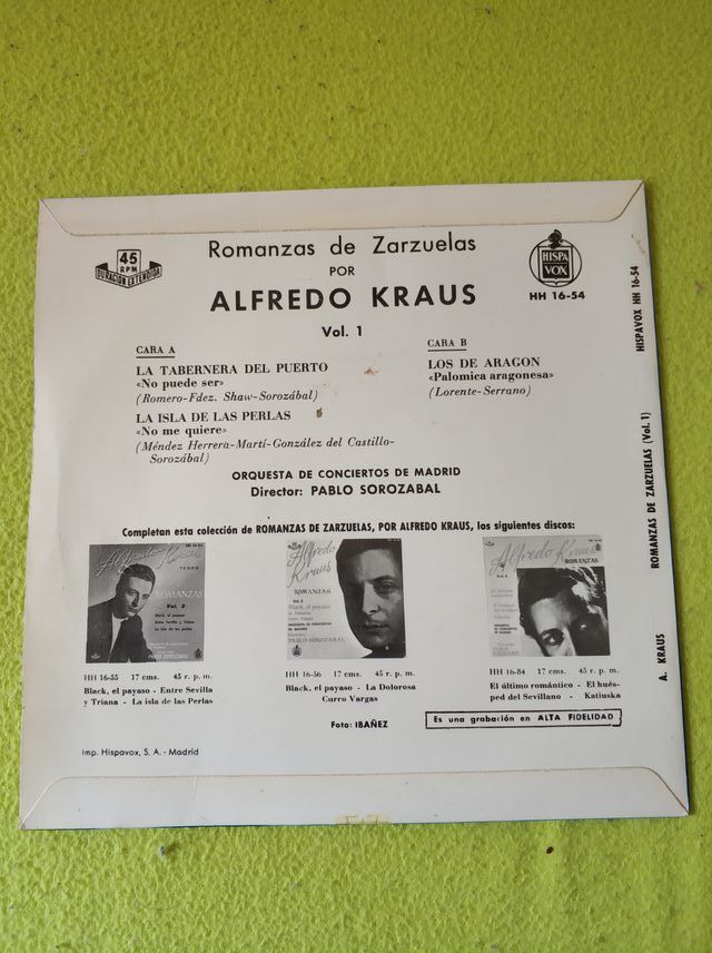 Discos Alfredo Kraus