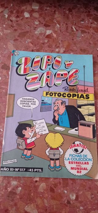 4 Cómic de Zipi Zape revista juvenil