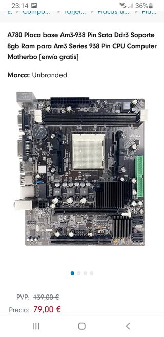 Placa Motherboard AM3