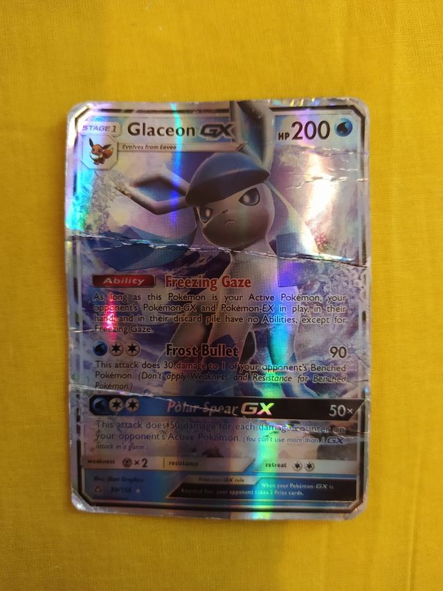 CARTA POKEMON POLAR SPEAR GX GLACEON