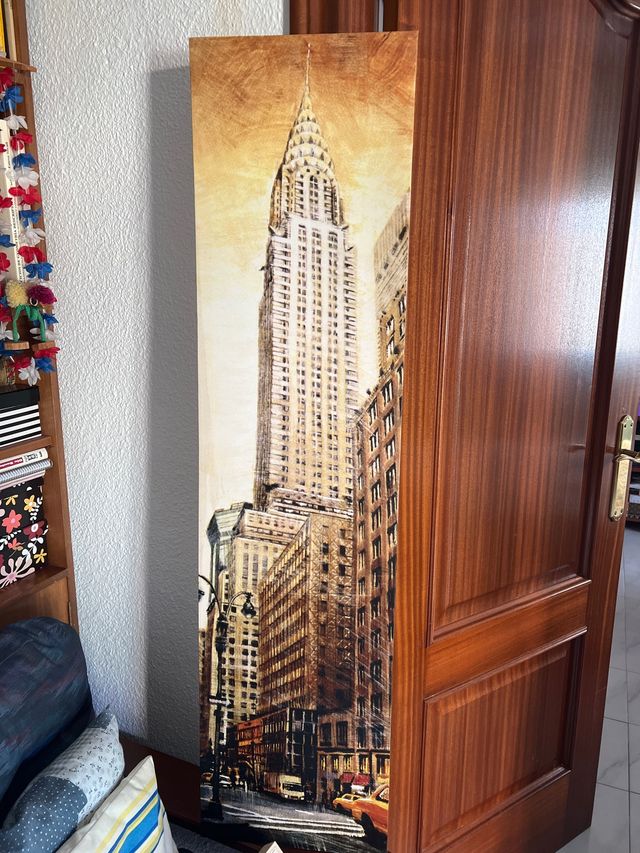 Lienzo decorativo NY 30x120 cms