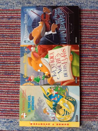 Pack 3 libros Geronimo Stilton