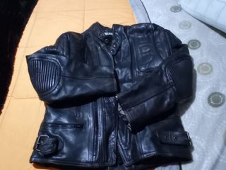chaqueta moto de piel