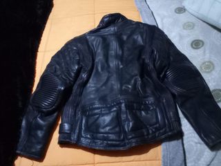 chaqueta moto de piel