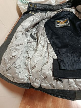 chaqueta moto de piel
