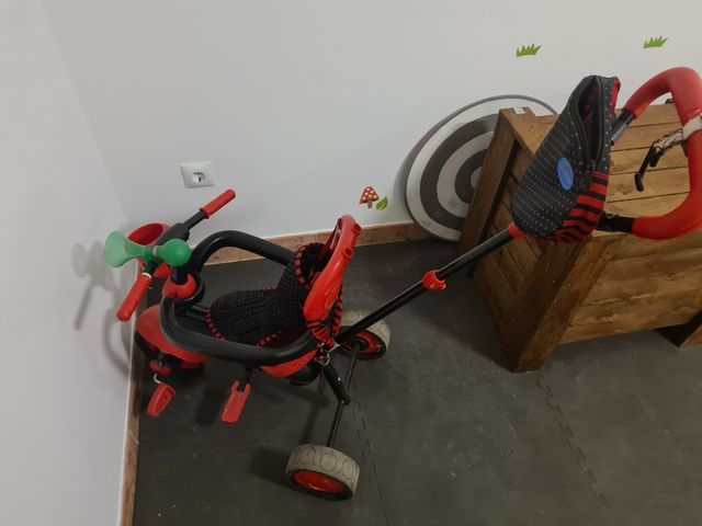 Triciclo paseo convertible 