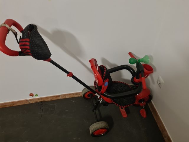 Triciclo paseo convertible 