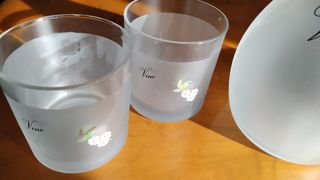 Juego botella y vasos