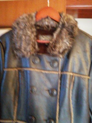 Abrigo Mujer piel con forro de piel