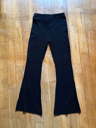 Pantalones campana negros