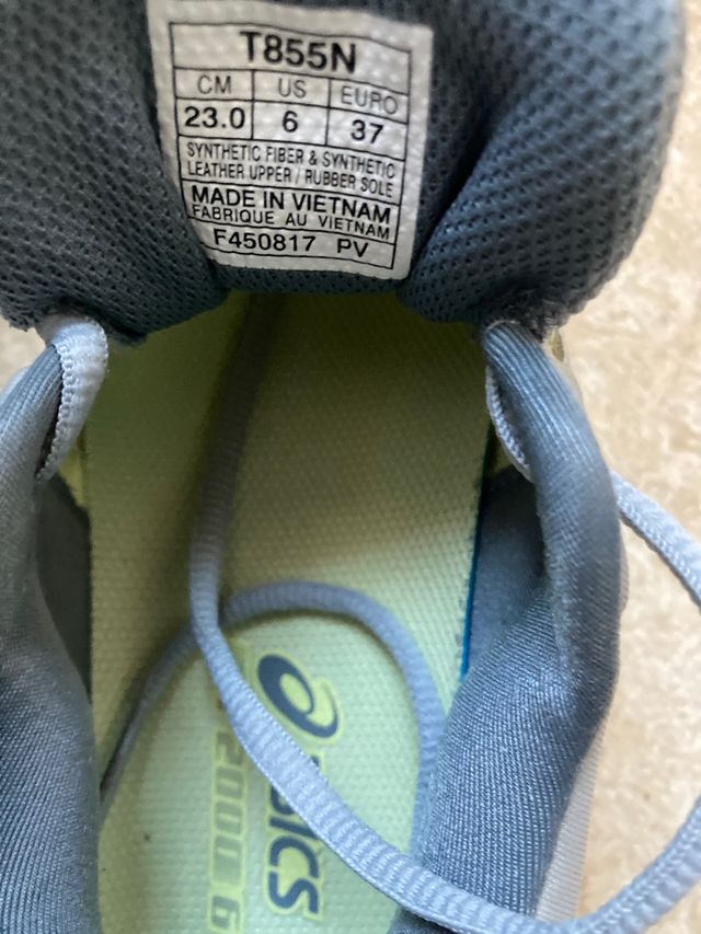 Zapatillas Assics T37