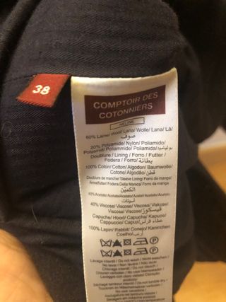 Abrigo Comptoir des cotonniers