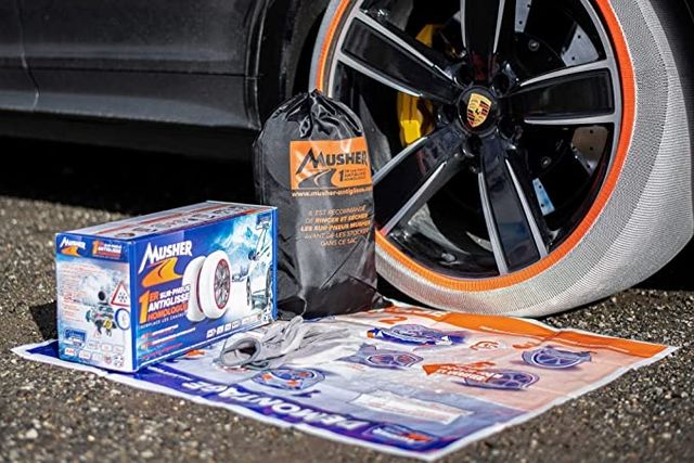 Cadenas de nieve calcetines textil PREMIUM MUSHER