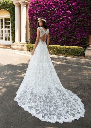 Vestido Pronovias Talla 38 Corte Imperio