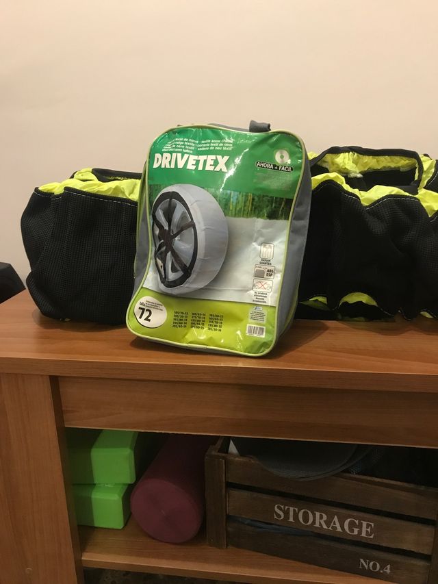 Cadenas de nieve de tela