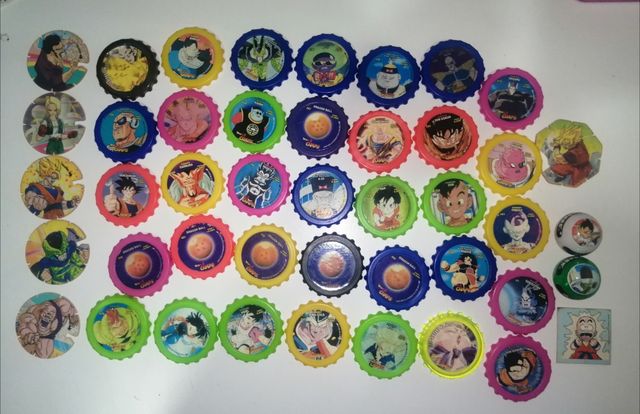 lote chaps tazos stoppers y matutano fluorescente