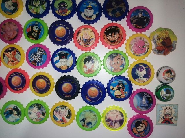 lote chaps tazos stoppers y matutano fluorescente