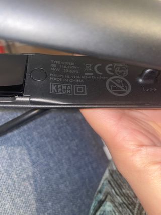 Plancha de pelo profesional Philips pro HPS930