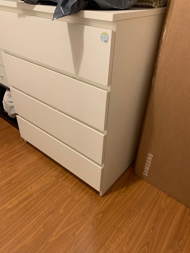 Cajonera blanca ikea de segunda mano por 75 EUR en Barcelona en WALLAPOP