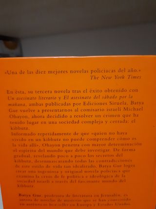 Asesinato en el Kibuutz.  3€