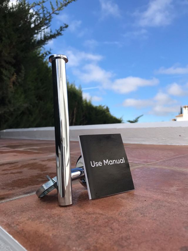 Portarrollos cromado