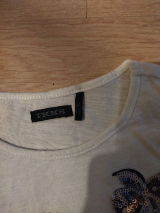 camiseta ikks 6 años