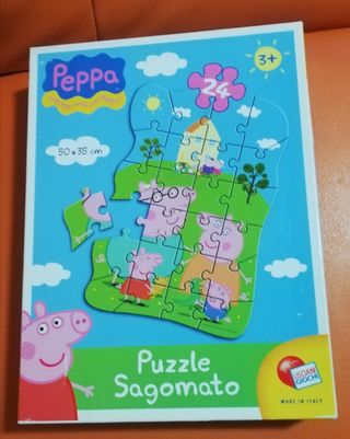 puzzle sagomato Peppa pig