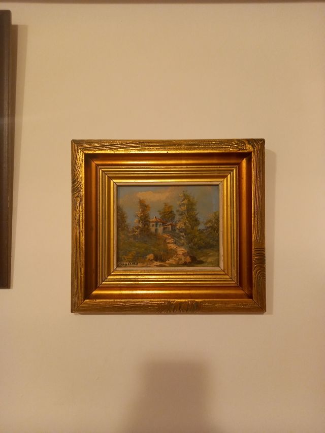PITTURA A OLIO ORIGINALE MOLINA