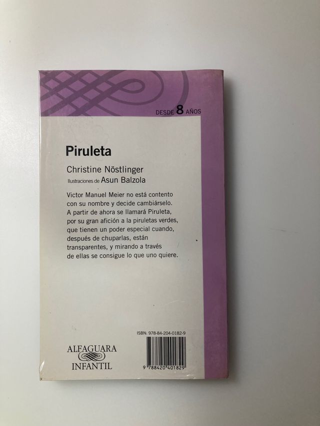 Libro Piruleta