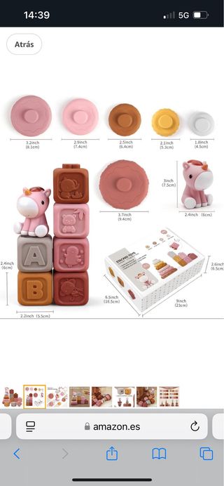 Juegos construcciones silicona piezas nuevo